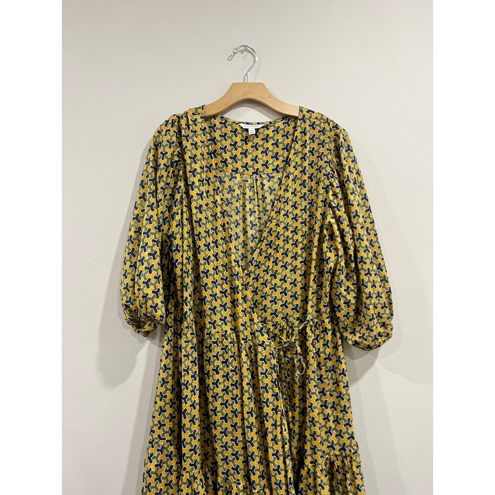 Banana Republic x White Lotus Cotton Wrap Maxi Dress Resort XL - Picture 5 of 11